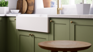 Meubles de cuisine verts